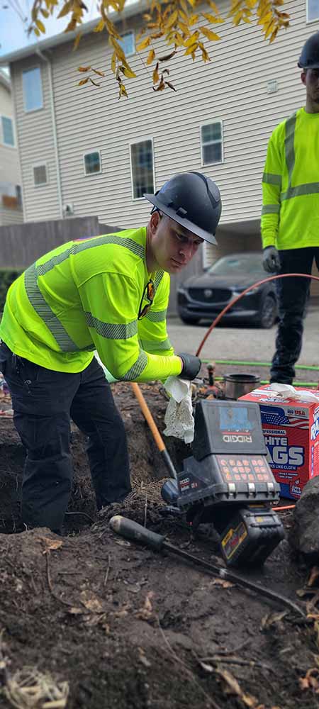 Pipe camera inspection