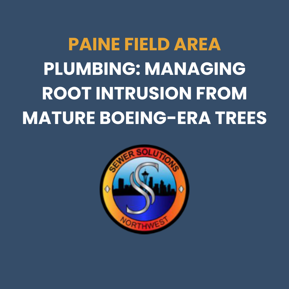 paine field mukilteo root intrusion plumbing