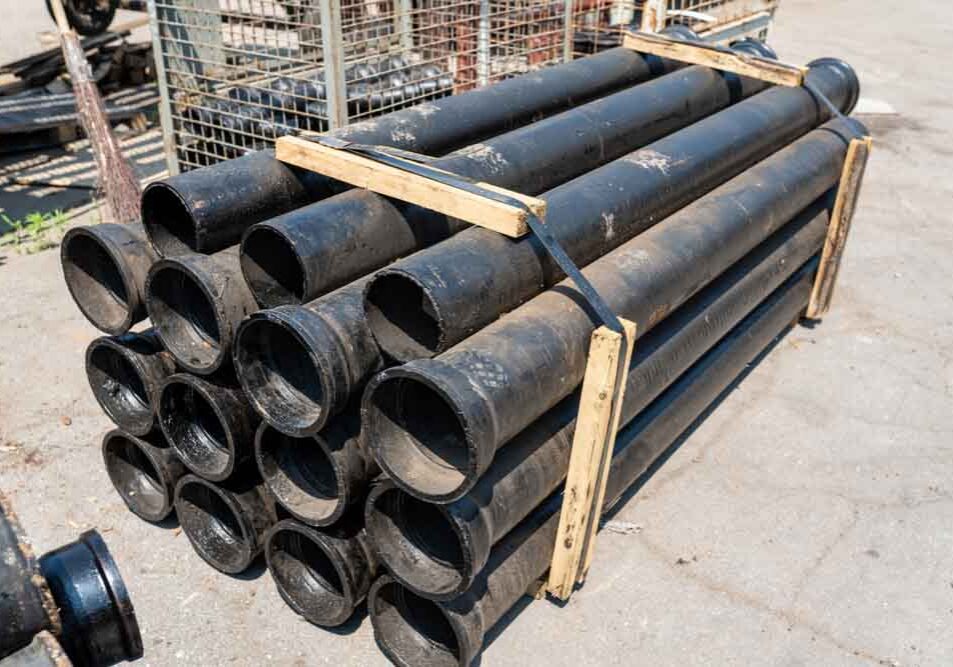 cast iron pipes