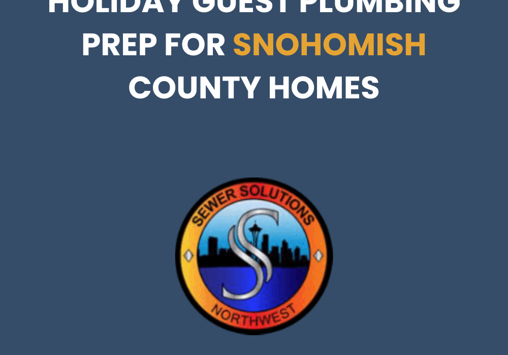 holiday guest plumbing preparation snohomish county